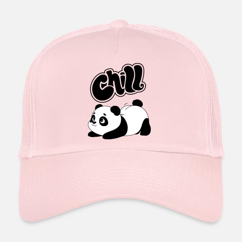 Panda and chill Trucker Cap
