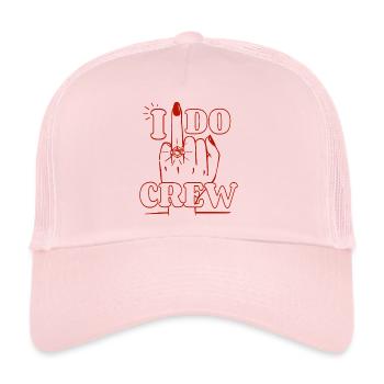 Bachelor Team Bride Hen Party I Do Crew - Trucker Cap - pale pink - Front