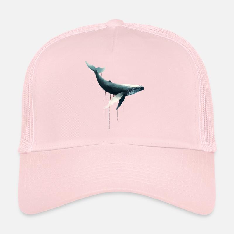 Buckelwal - Trucker Cap - Hellrosa
