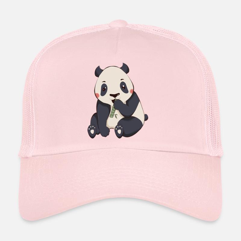 Panda - Trucker Cap - pale pink