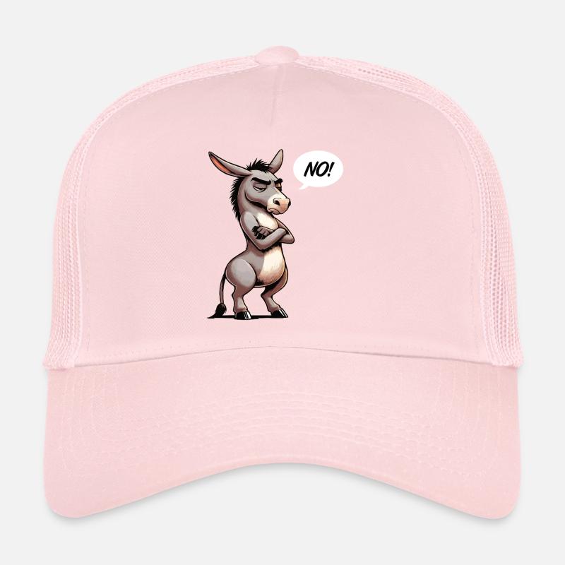 Pas d’âne âne âne Porte-âne Muli âne à longues oreilles Casquette trucker 