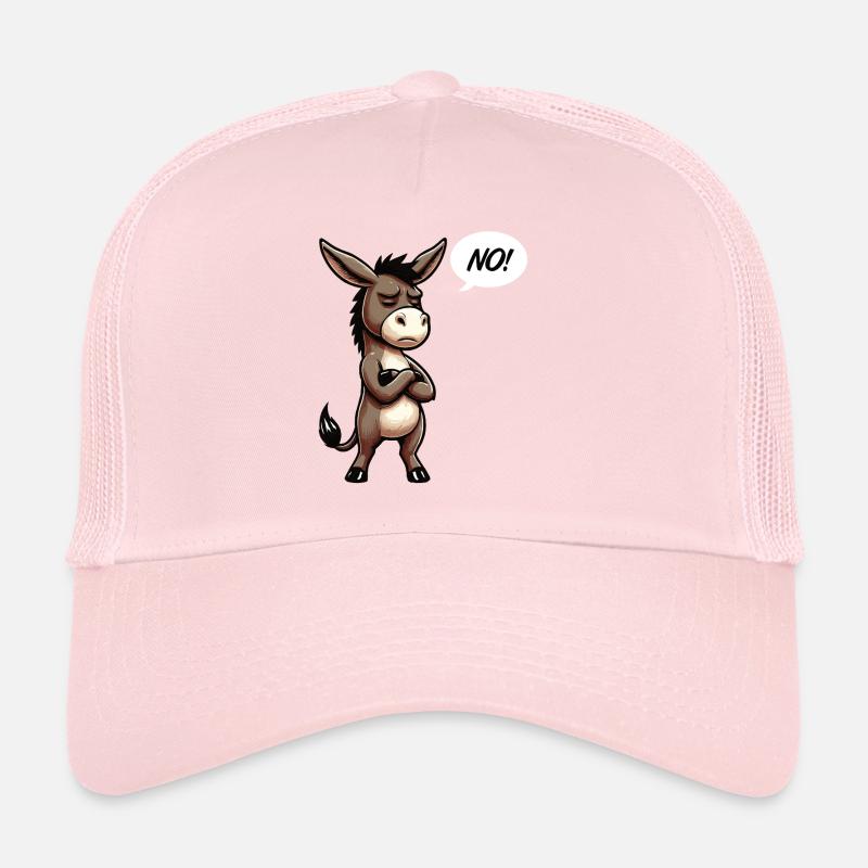 Pas d’âne âne âne Porte-âne Muli âne à longues oreilles Casquette trucker 