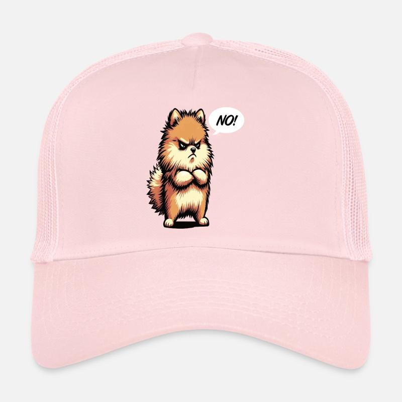No Pomeranian Dwarf Spitz Dwarf Spitz Holder Spitz Trucker Cap
