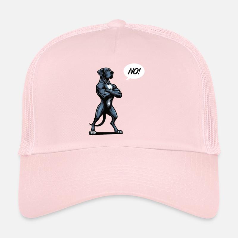No Great Dane Great Dane Great Dane Owner Great Dane Fan - Trucker Cap - pale pink