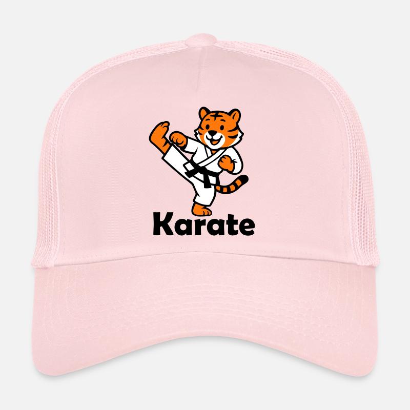 Karate Tiger - Trucker Cap - Hellrosa