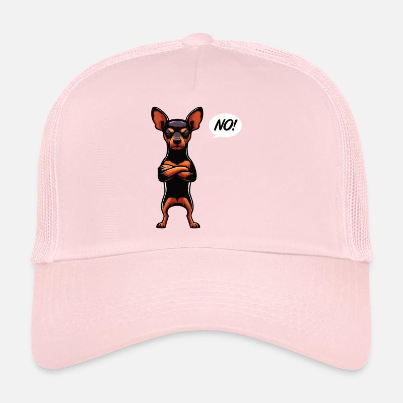 Pas de Pinscher miniature Pinscher Propriétaire de Pinscher Casquette trucker 