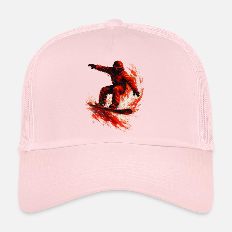 Snowboarding | Snow | Snowboarder | Ski Trucker Cap