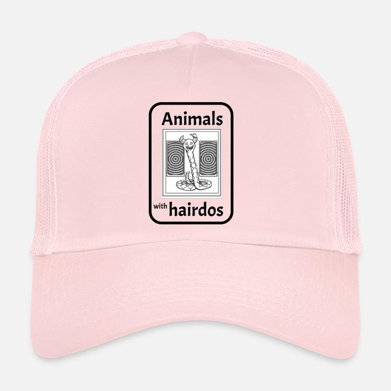 Serpent avec coiffure Casquette trucker 