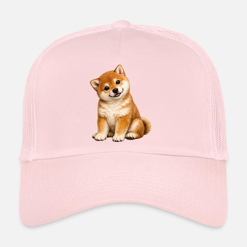 Mignon chiot Shiba Inu Casquette trucker 