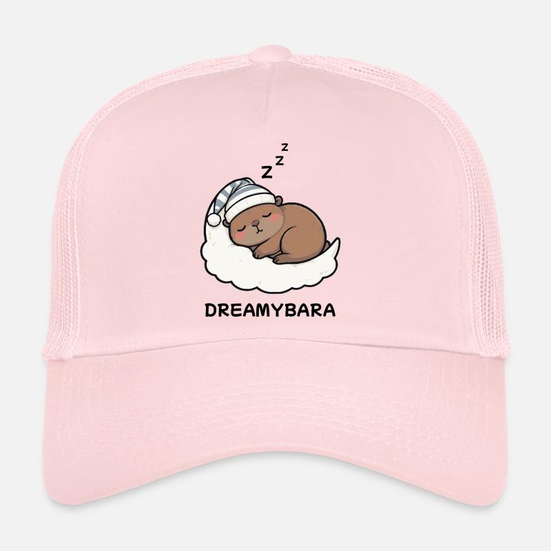 Capybara Dreamybara Sleepybara – Kawaii Nuit Douillette Casquette trucker 