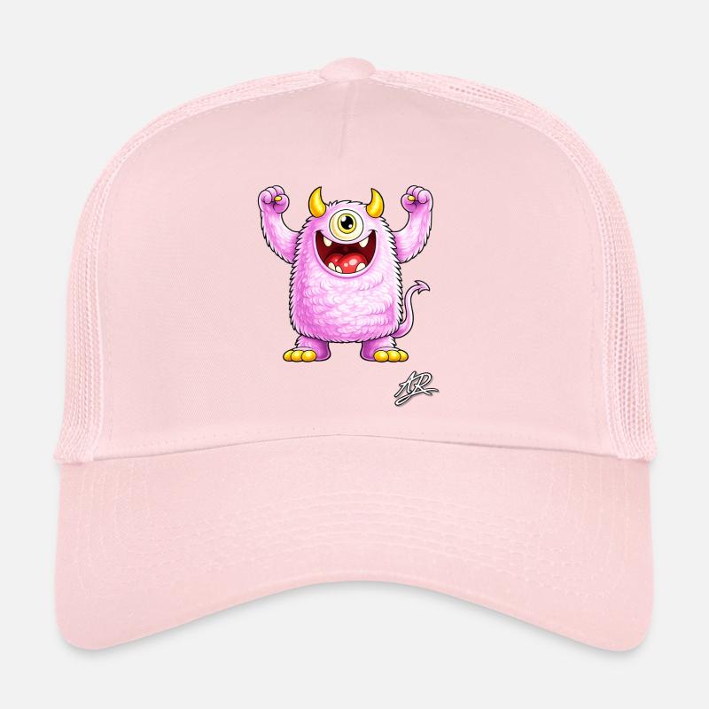 Monstre mauve tout doux Casquette trucker 