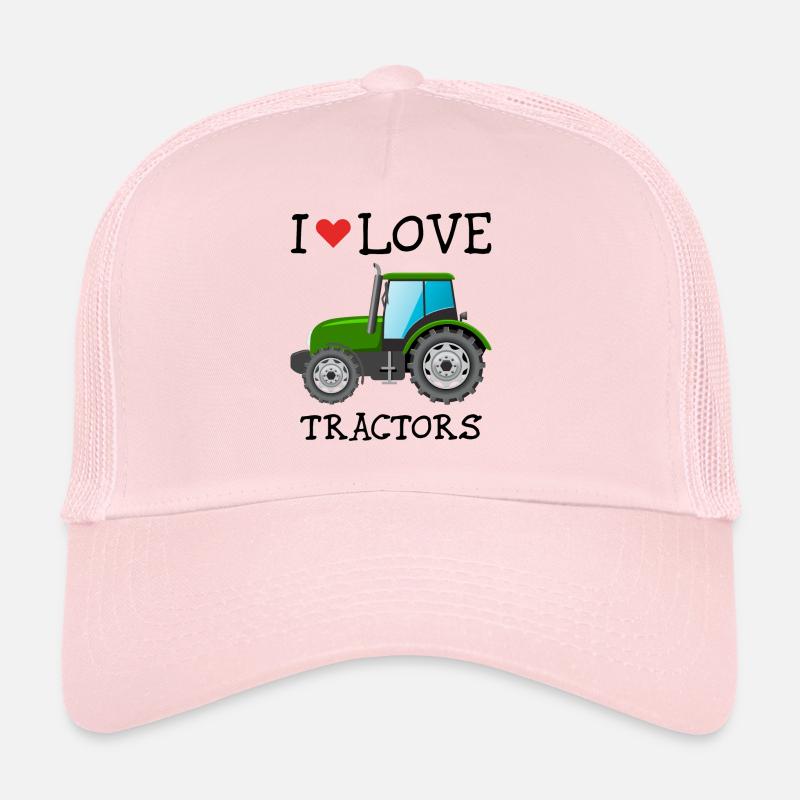 I LOVE TRACTORS Trucker Cap