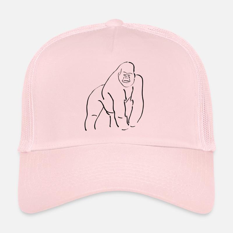 Gorilla - Trucker Cap - Hellrosa