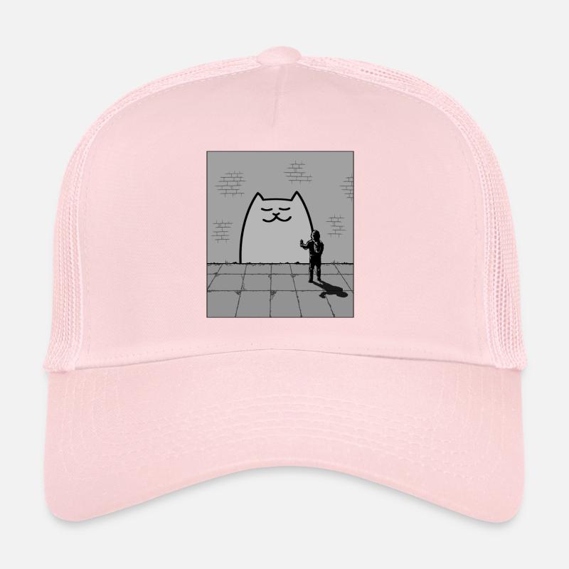 Schläfrige Katze Trucker Cap