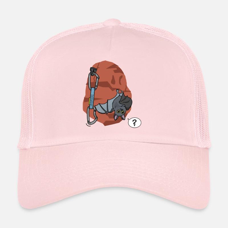 Klettern, Fledermaus - Trucker Cap - Hellrosa