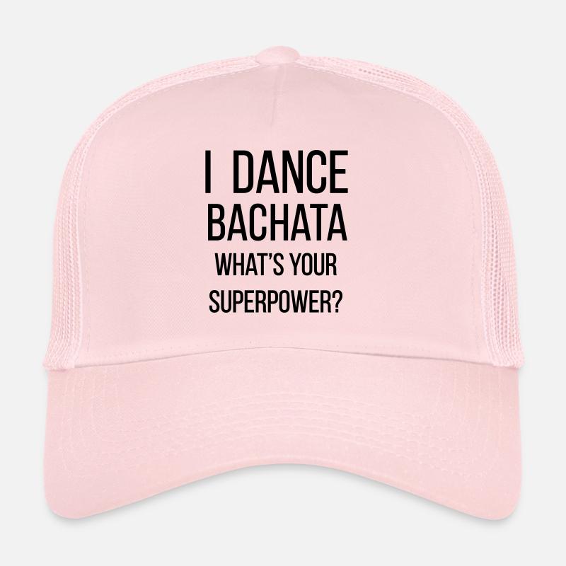 puissance bachata super - Casquette trucker  - rose pâle