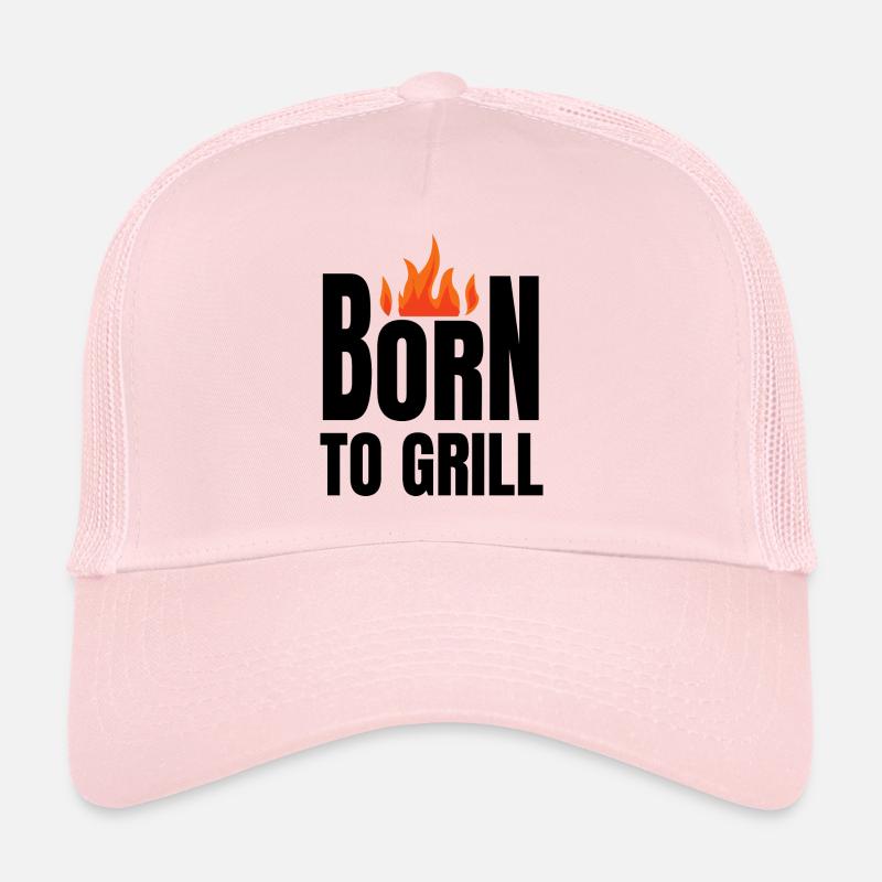 born to grill Trucker Cap