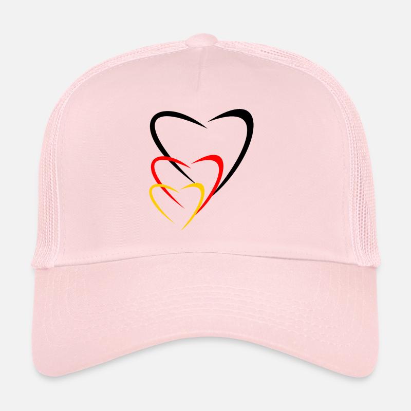 Deutschland herz Trucker Cap