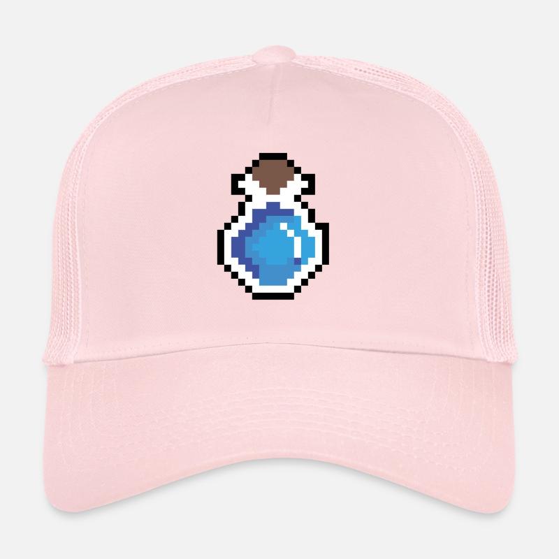 Potion blue pixel art Trucker Cap