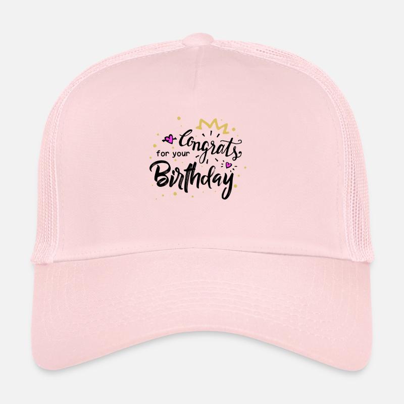 Félicitations anniversaire Casquette trucker 