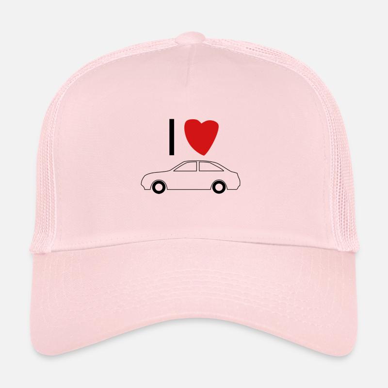 j'aime les voitures Casquette trucker 