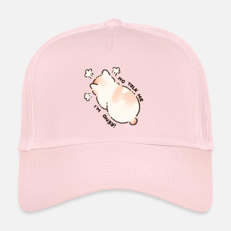 Nein, reden Sie mich, ich bin eine wütende Katze Trucker Cap