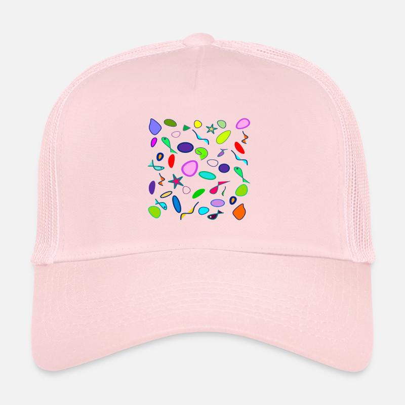 Océan Pop Art Abstrait Casquette trucker 