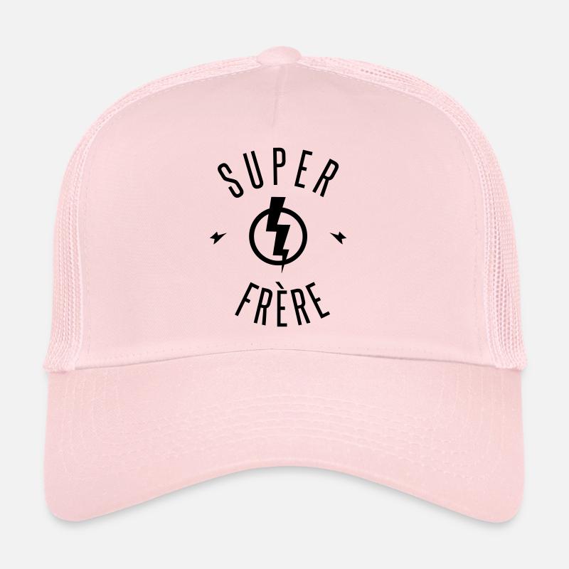 SUPER FRERE - Casquette trucker  - rose pâle