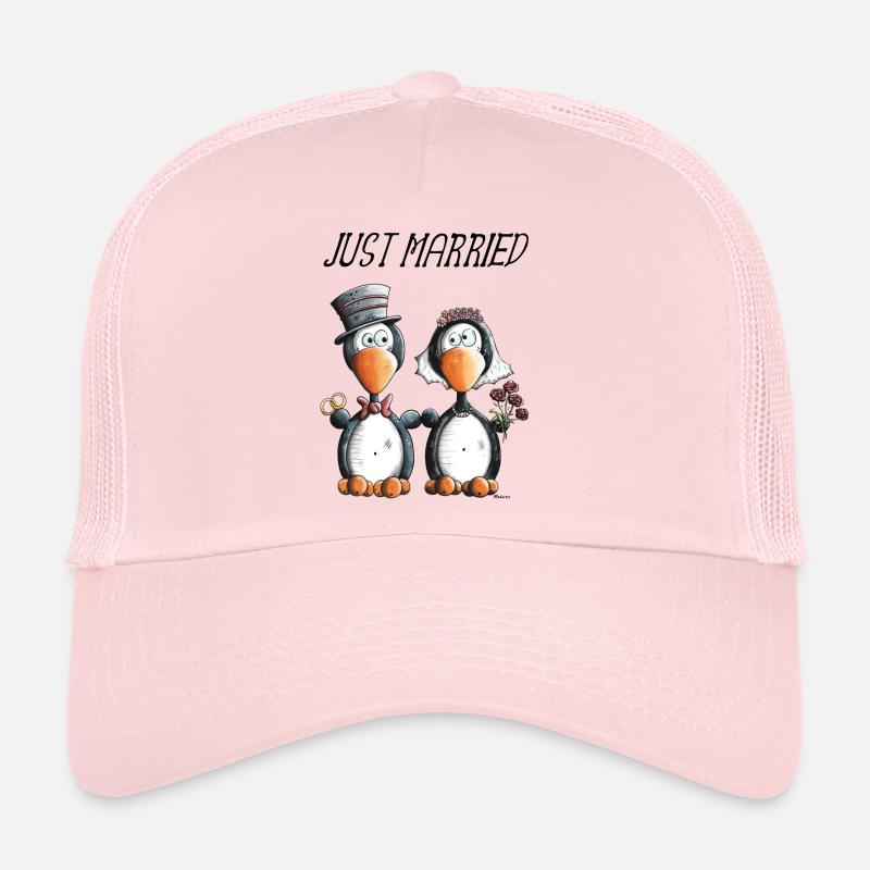 Just Married - Trucker Cap - Hellrosa