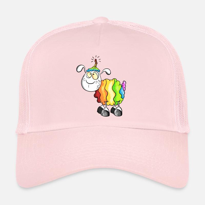Rainbow Schaf Trucker Cap