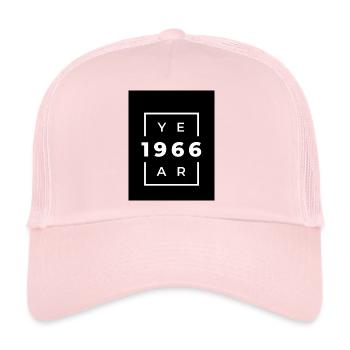 Retro design year 1966 minimalist - Trucker Cap - pale pink - Front