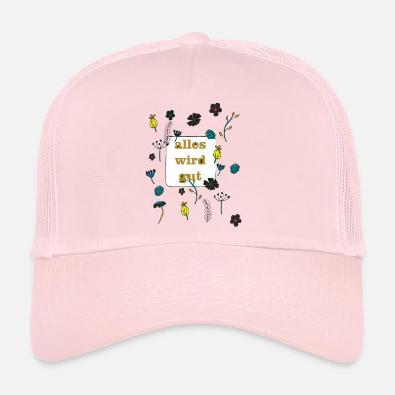 alles wird gut - Trucker Cap - Hellrosa