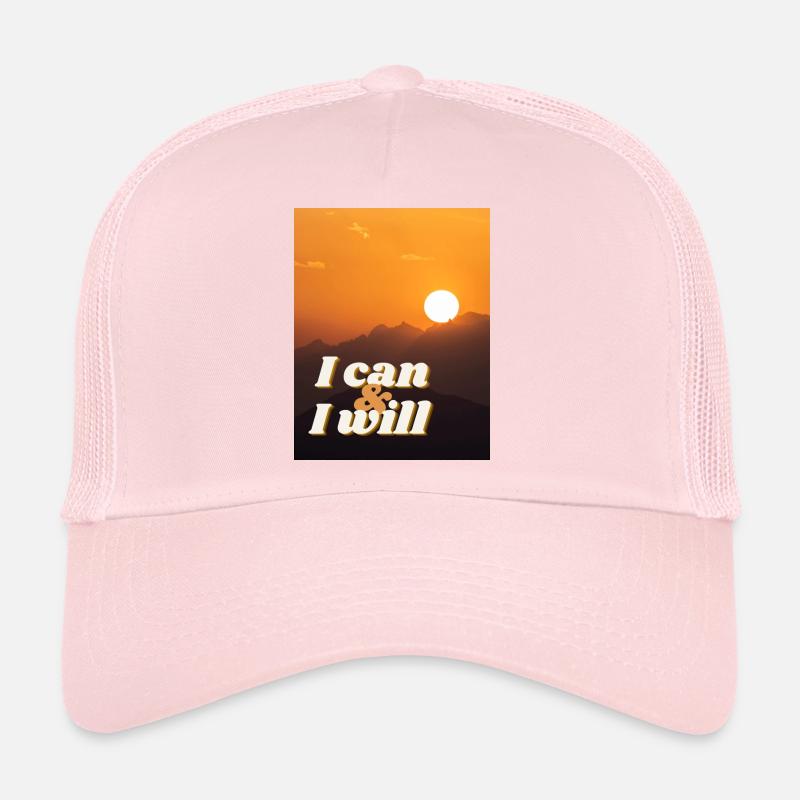 I can & I will - Trucker Cap - Hellrosa