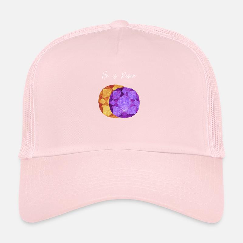 He is Risen Geometric Gem Trucker Cap