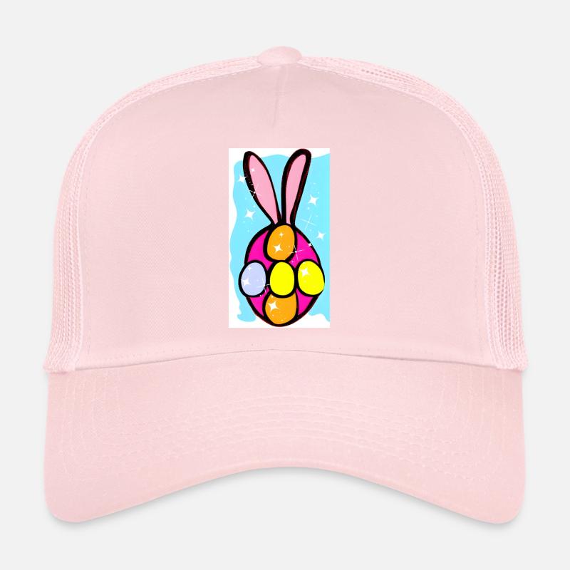 Bunte Osterhasen-Eier Illustration Trucker Cap