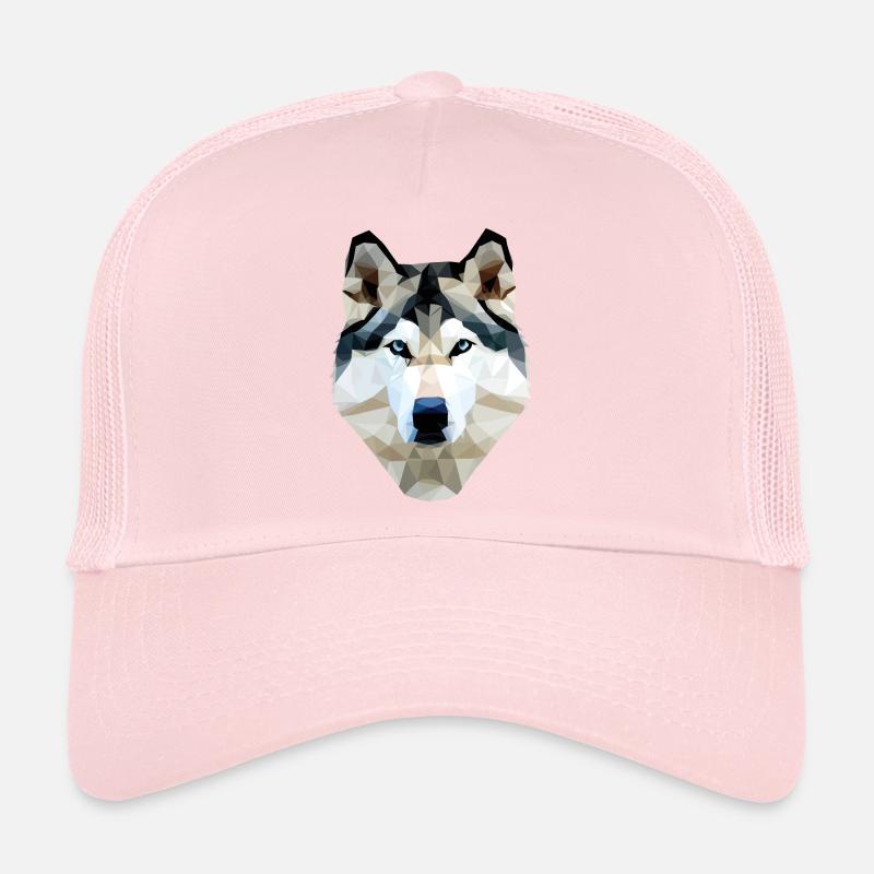 Polygone de chien husky Casquette trucker 