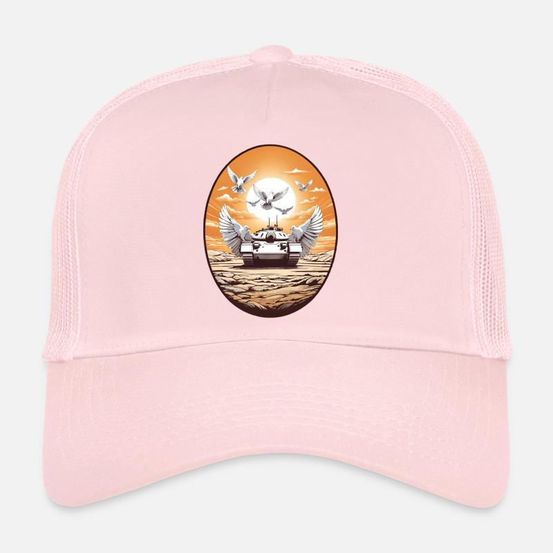 Chars avec colombes de la paix Casquette trucker 