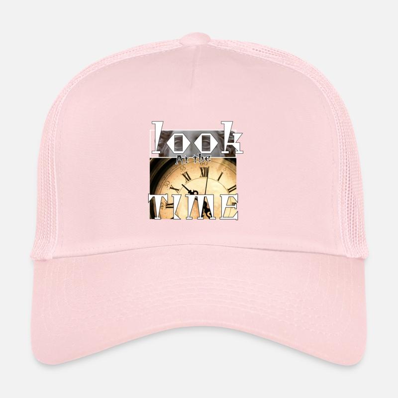 Schauen Sie auf die Zeit - Trucker Cap - Hellrosa