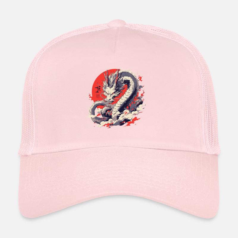 Chinesischer Weißer Drache Trucker Cap