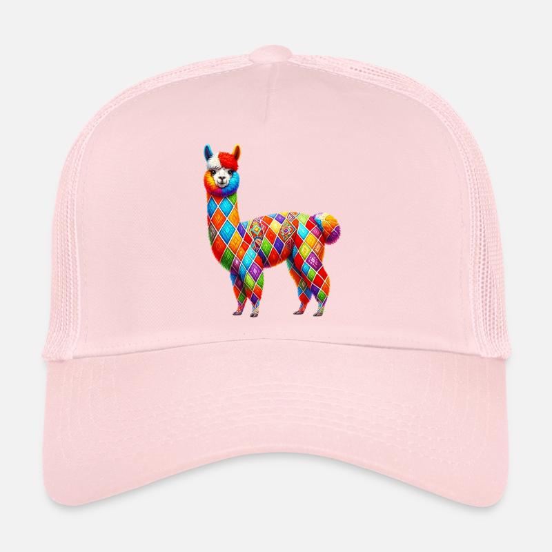 Alpaka - Trucker Cap - Hellrosa