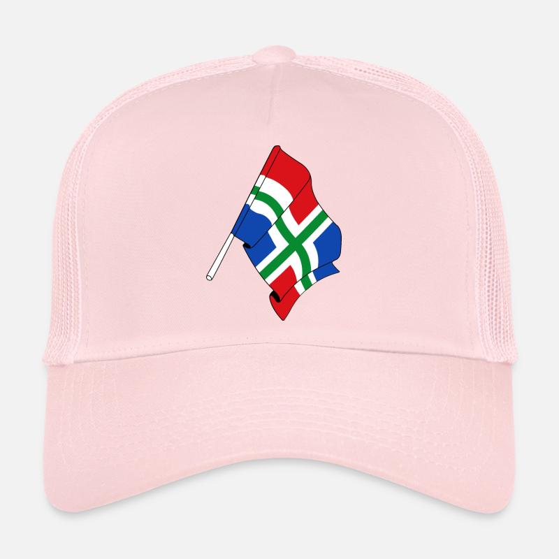 Drapeau de la province de Groningue Casquette trucker 