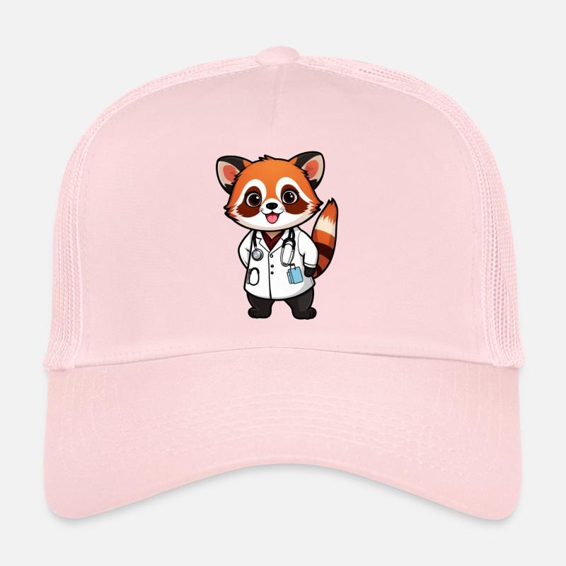 Dr. Red Panda Trucker Cap