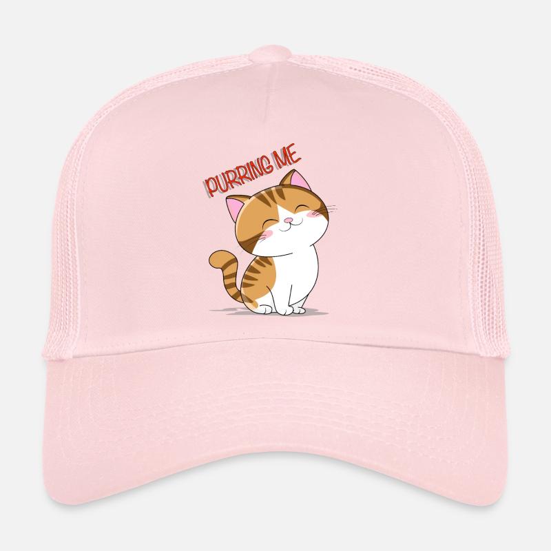 Purring me katze - Trucker Cap - Hellrosa