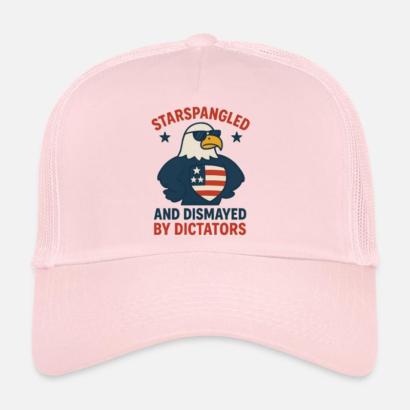 Stars Spangled Découragés par les dictateurs Casquette trucker 