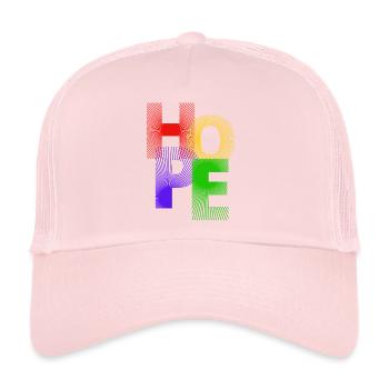 Hope - Trucker Cap - pale pink - Front