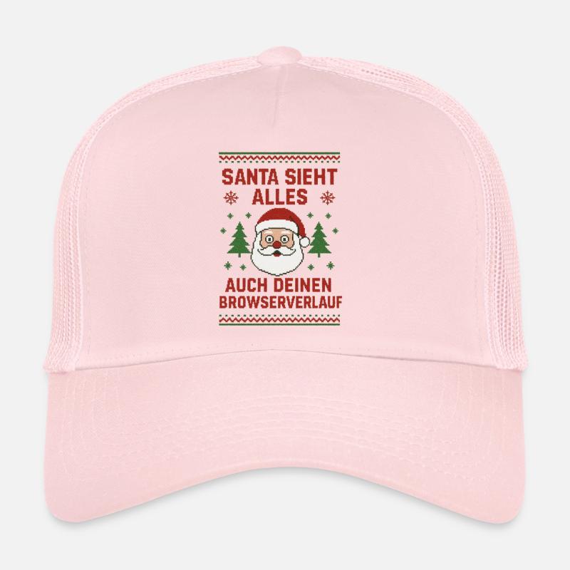 Santa sees everything Trucker Cap