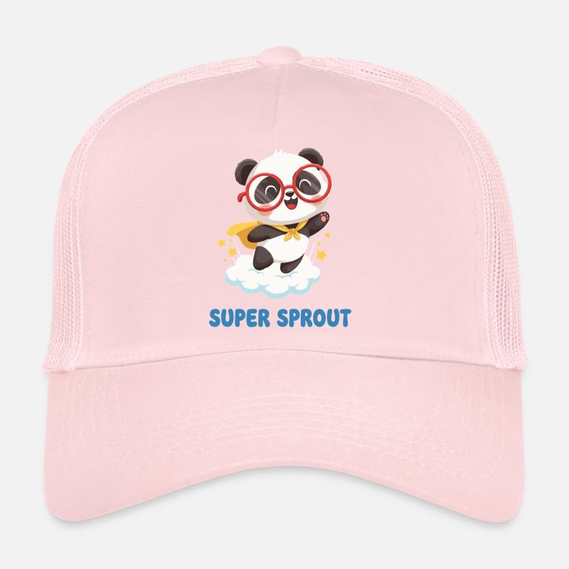 Mignon Super Sprout Panda avec capuchon Casquette trucker 