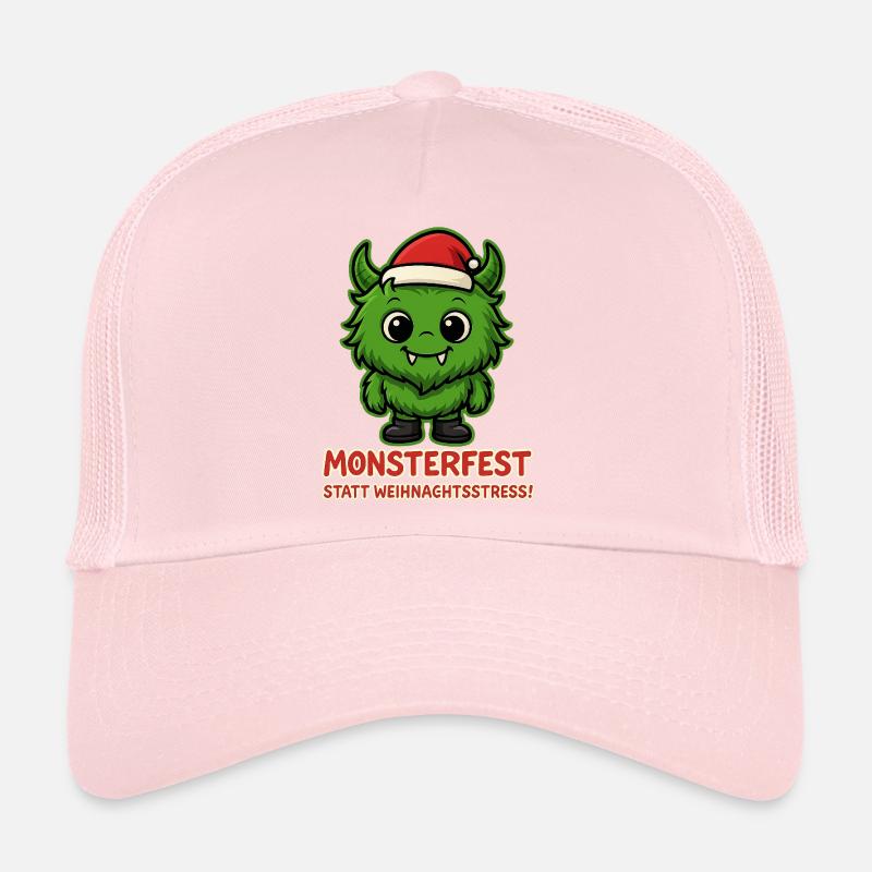 Monsterfest statt Weihnachtsstress Trucker Cap