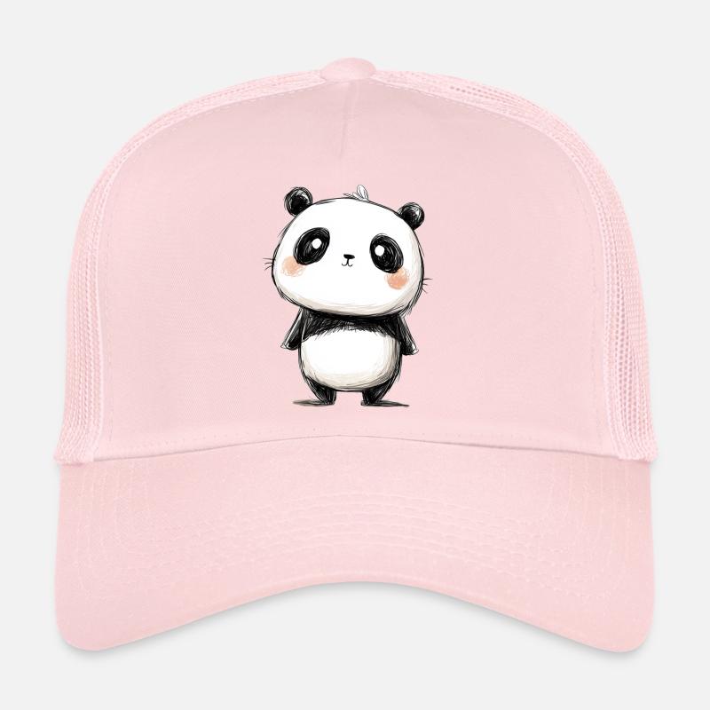 little panda drawing Trucker Cap