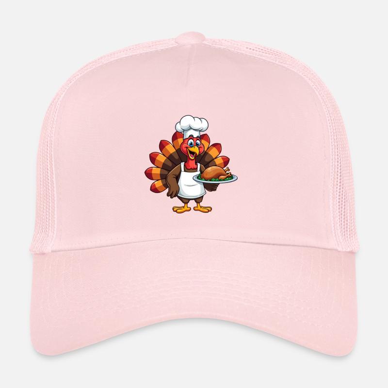 Cuisinier de dinde de Thanksgiving Thanksgiving Casquette trucker 